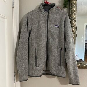 Patagonia Heather Gray Fleece Jacket